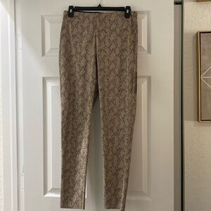 NWT ZARA Snake Skin Patterned Leggings
